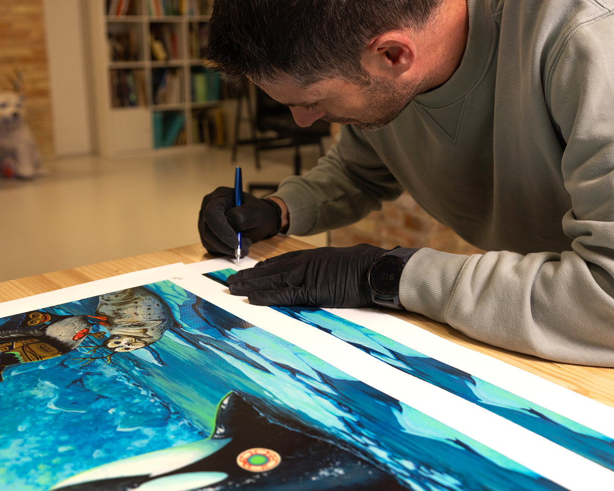 Dulk - Glacier Bay Screen Print Edition