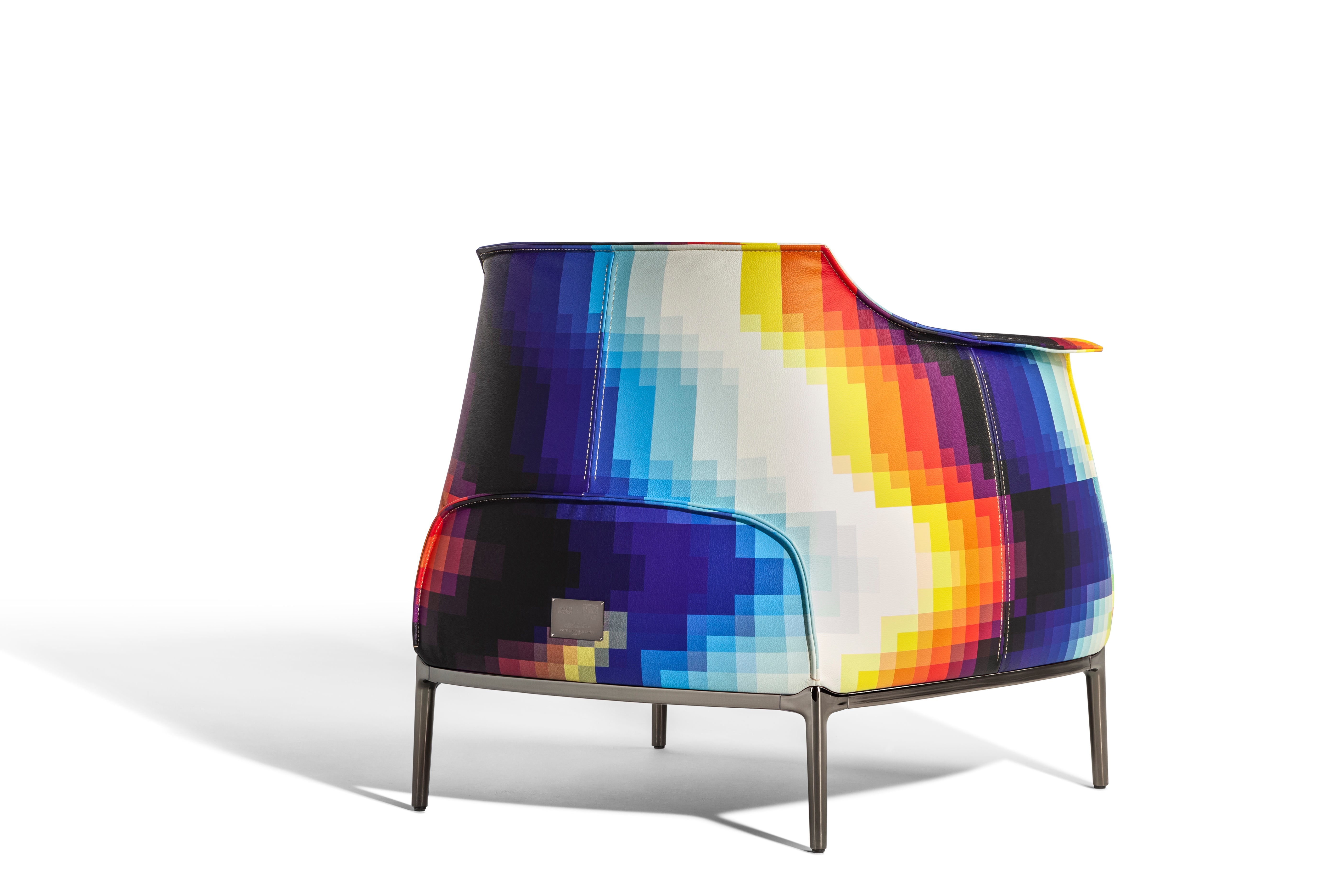 Felipe Pantone x Poltrona Frau Archibald unique piece “Somos