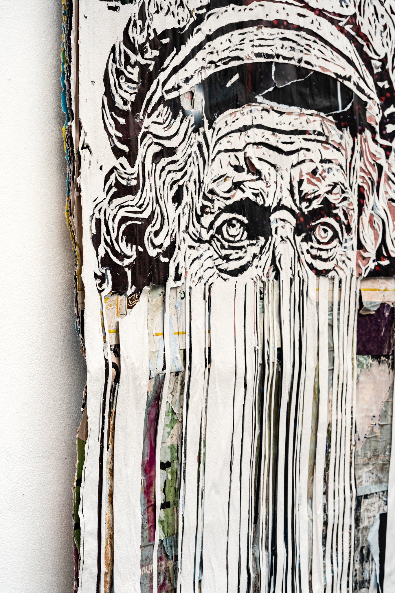 Alexandre Farto aka Vhils - Glitch Series #08