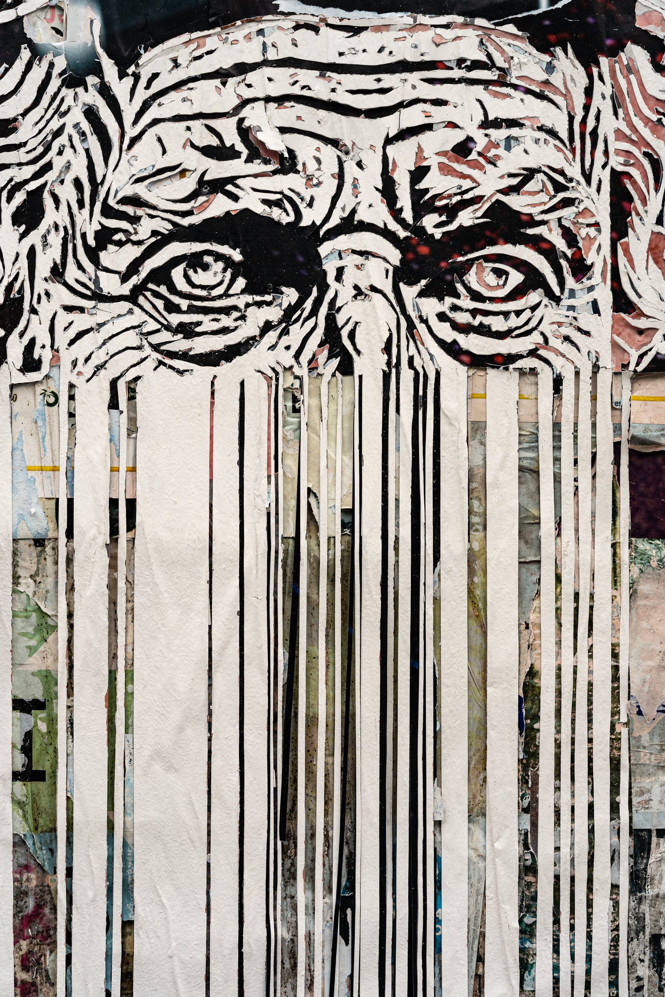 Alexandre Farto aka Vhils - Glitch Series #08